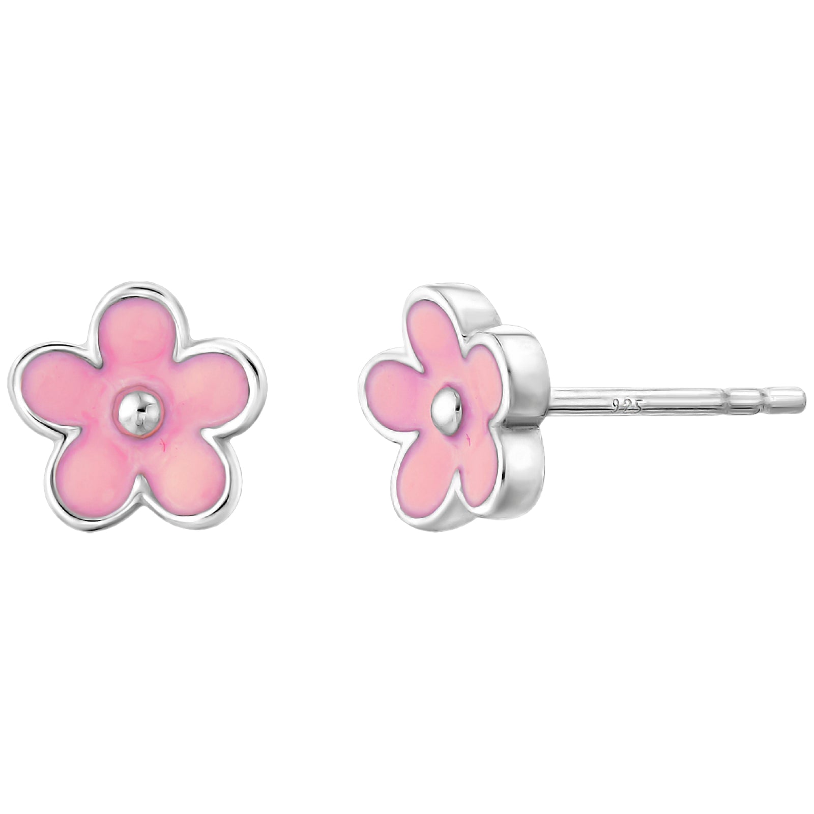 925 STERLING SILVER EARRINGS WITH ENAMEL