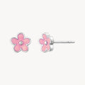 925 STERLING SILVER EARRINGS WITH ENAMEL