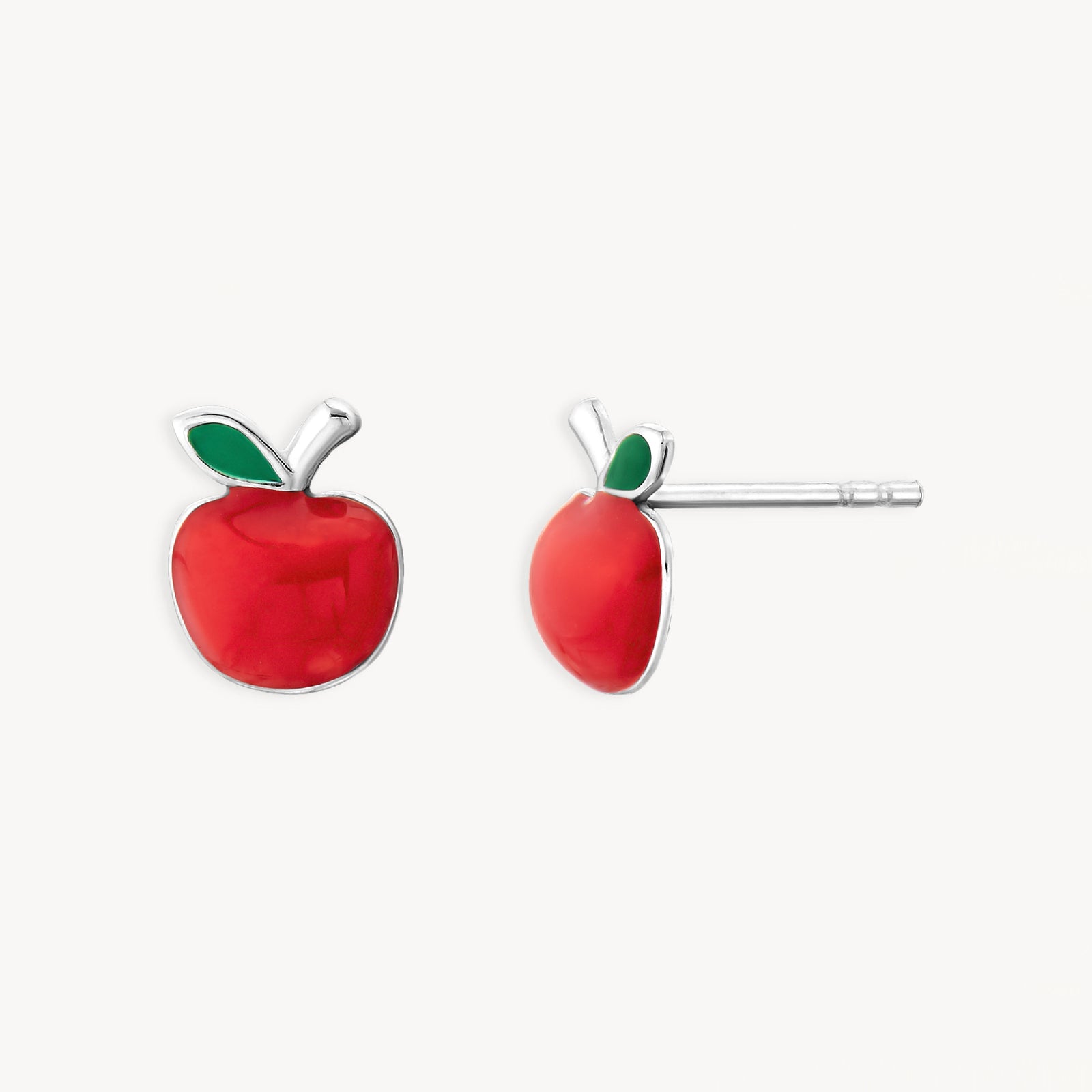 925 STERLING SILVER EARRINGS WITH ENAMEL
