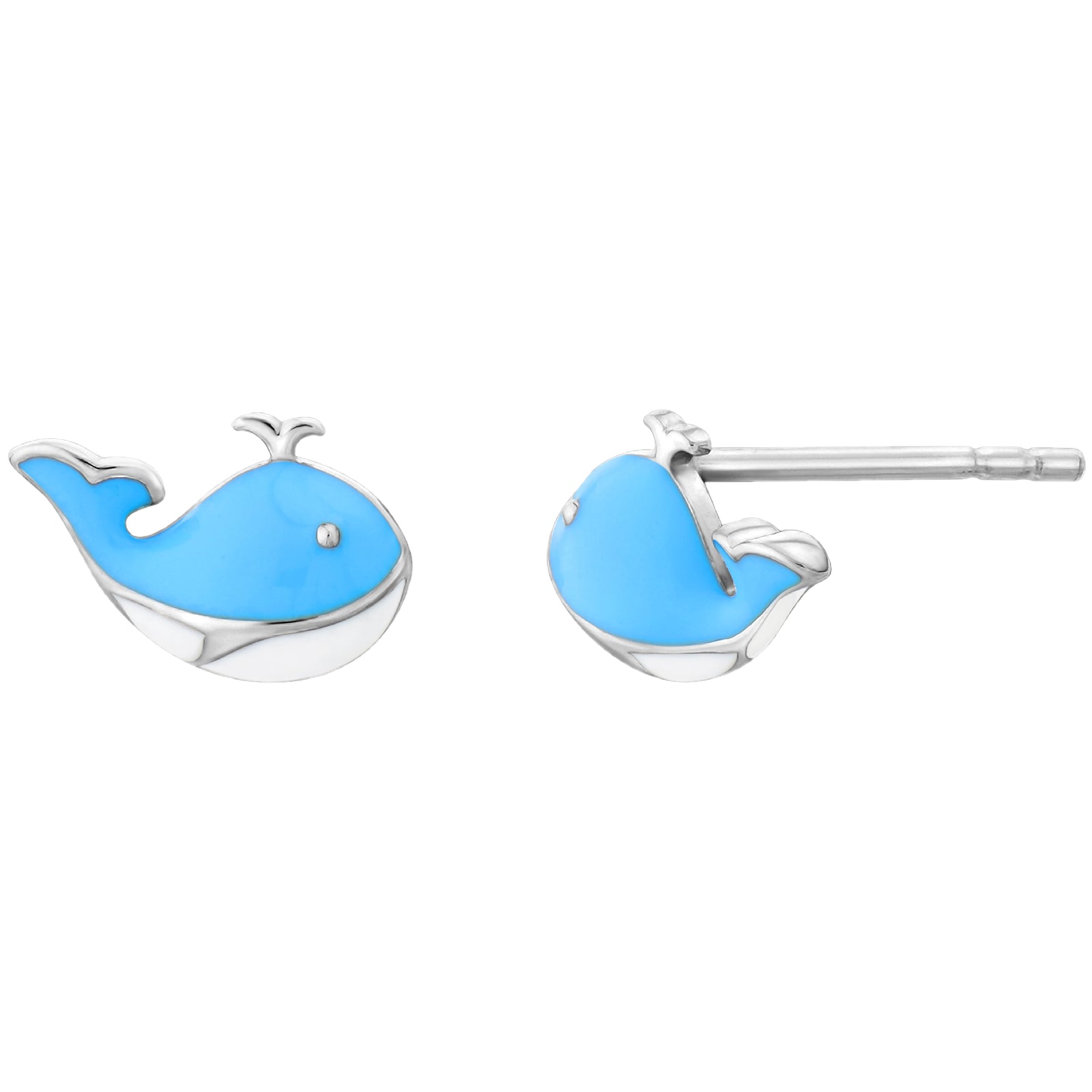 925 STERLING SILVER EARRINGS WITH ENAMEL