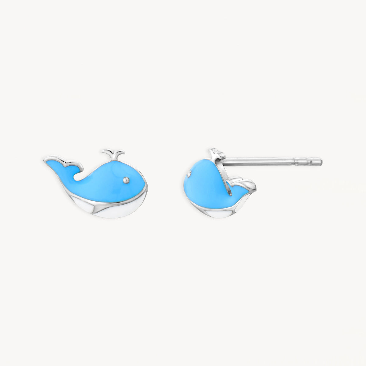 925 STERLING SILVER EARRINGS WITH ENAMEL