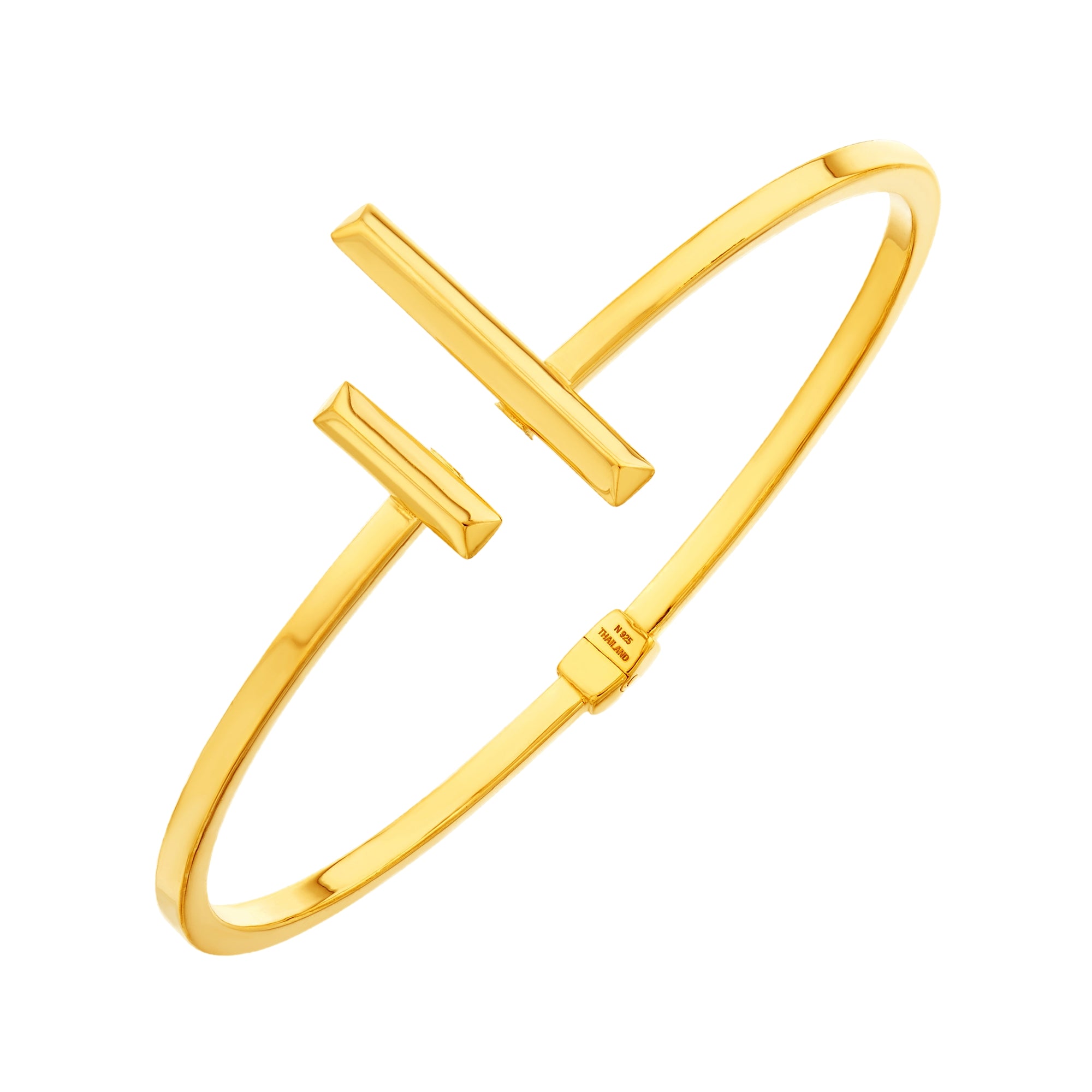 925 STERLING SILVER CLASSIC HINGED BANGLE