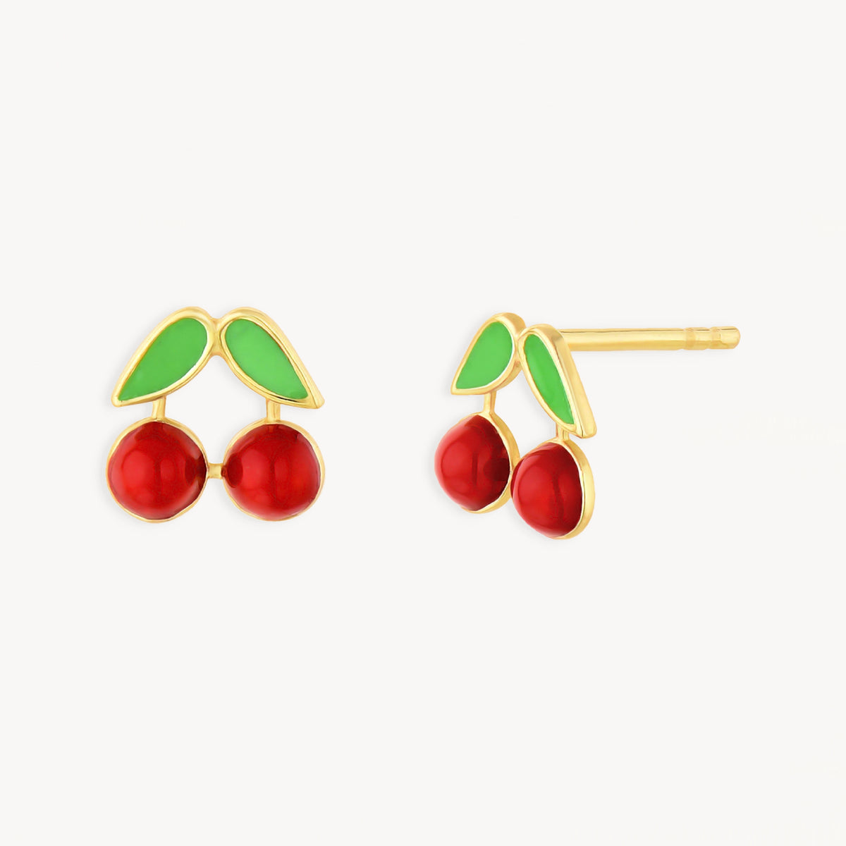 925 STERLING SILVER EARRINGS WITH ENAMEL