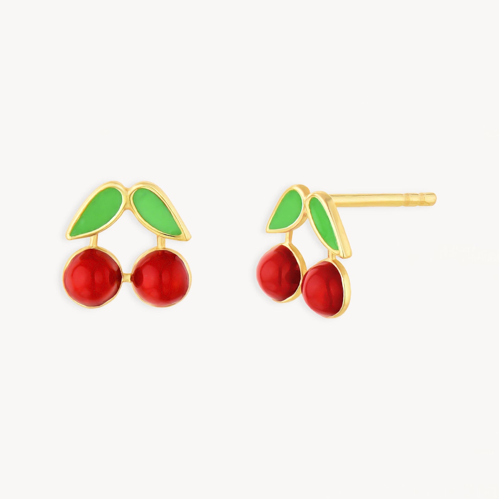 925 STERLING SILVER EARRINGS WITH ENAMEL