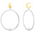 925 STERING SILVER ROUND EARRING WITH PEARL