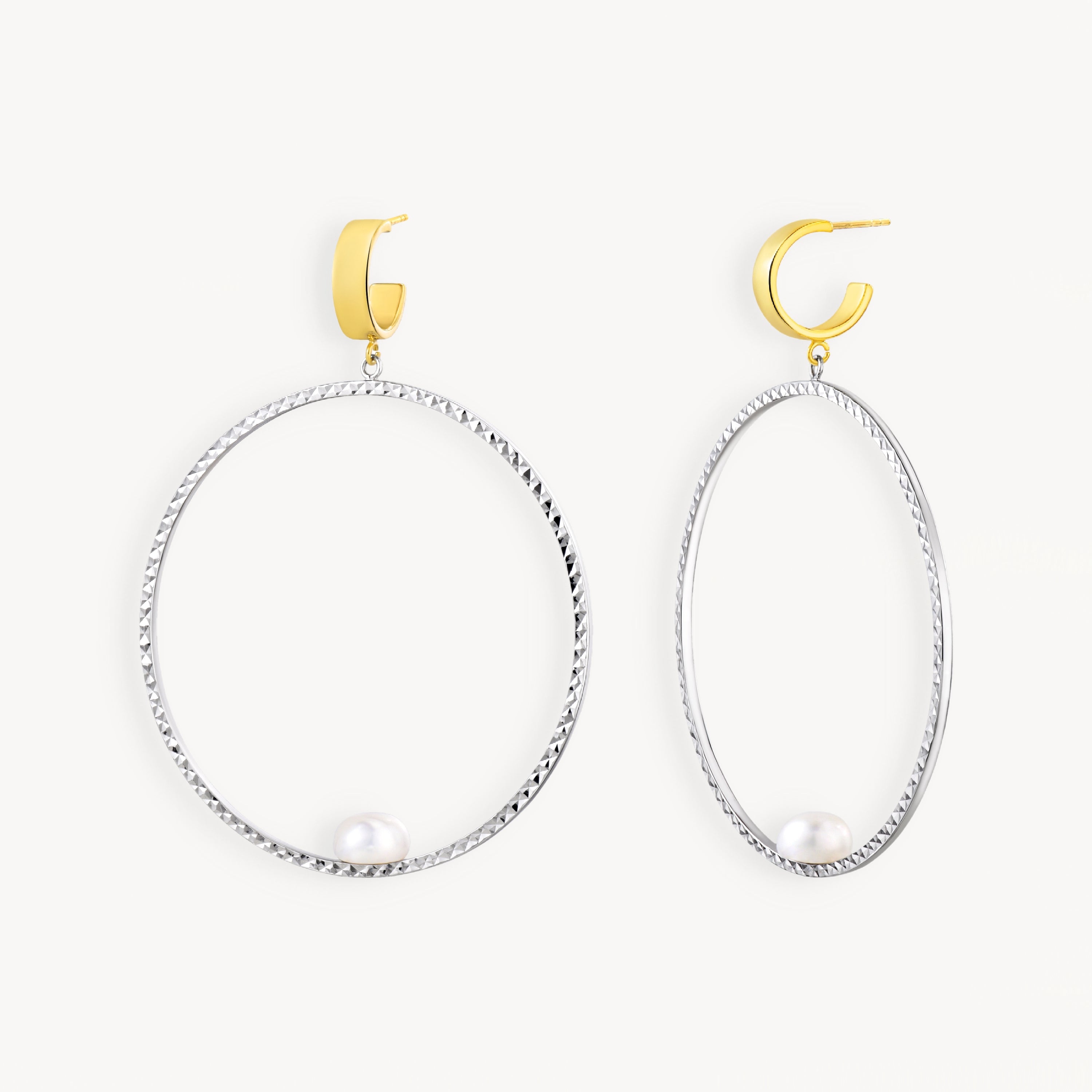 925 STERLING SILVER FRESHWATER PEARLS EARRINGS