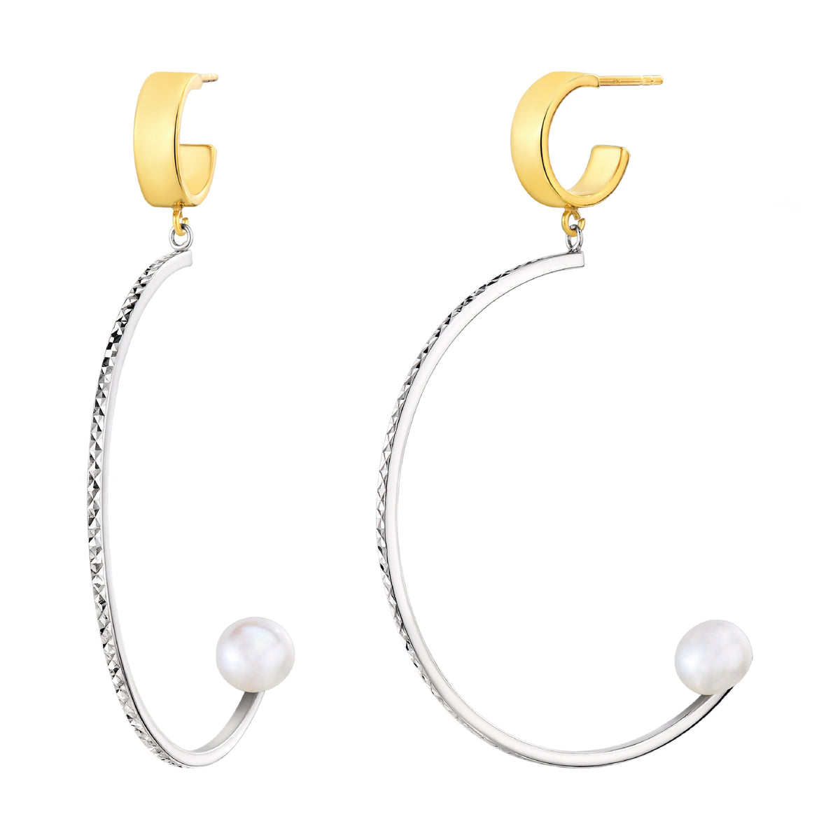 925 STERLING SILVER FRESHWATER PEARLS EARRINGS