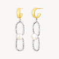 925 STERLING SILVER FRESHWATER PEARLS EARRINGS