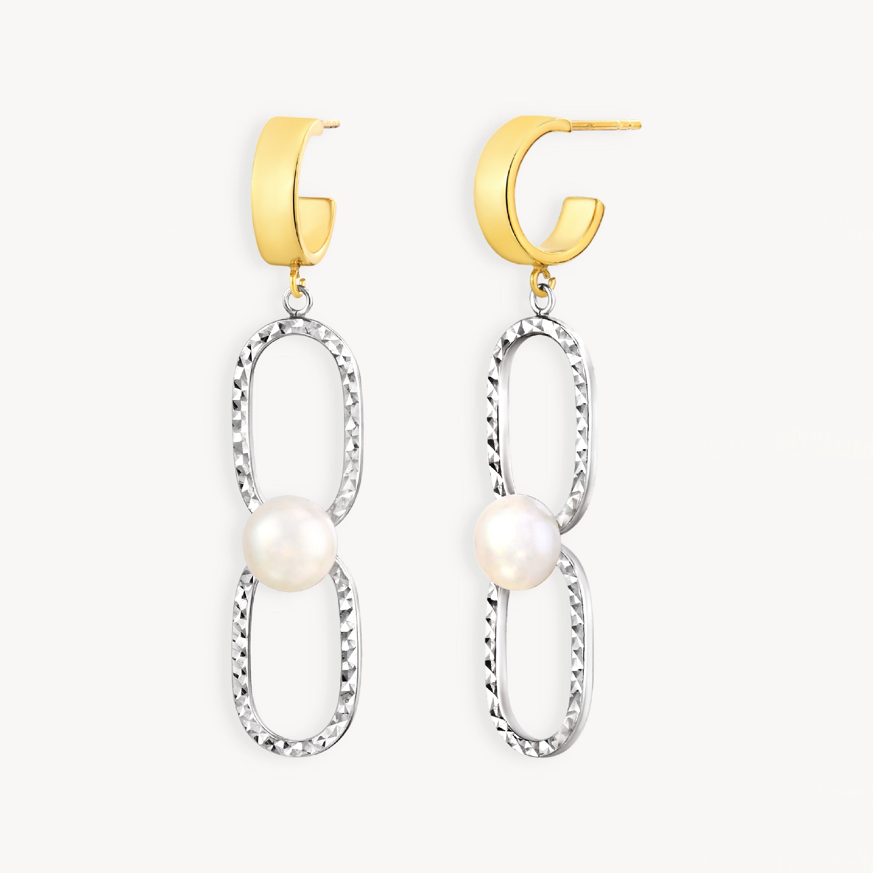925 STERLING SILVER FRESHWATER PEARLS EARRINGS