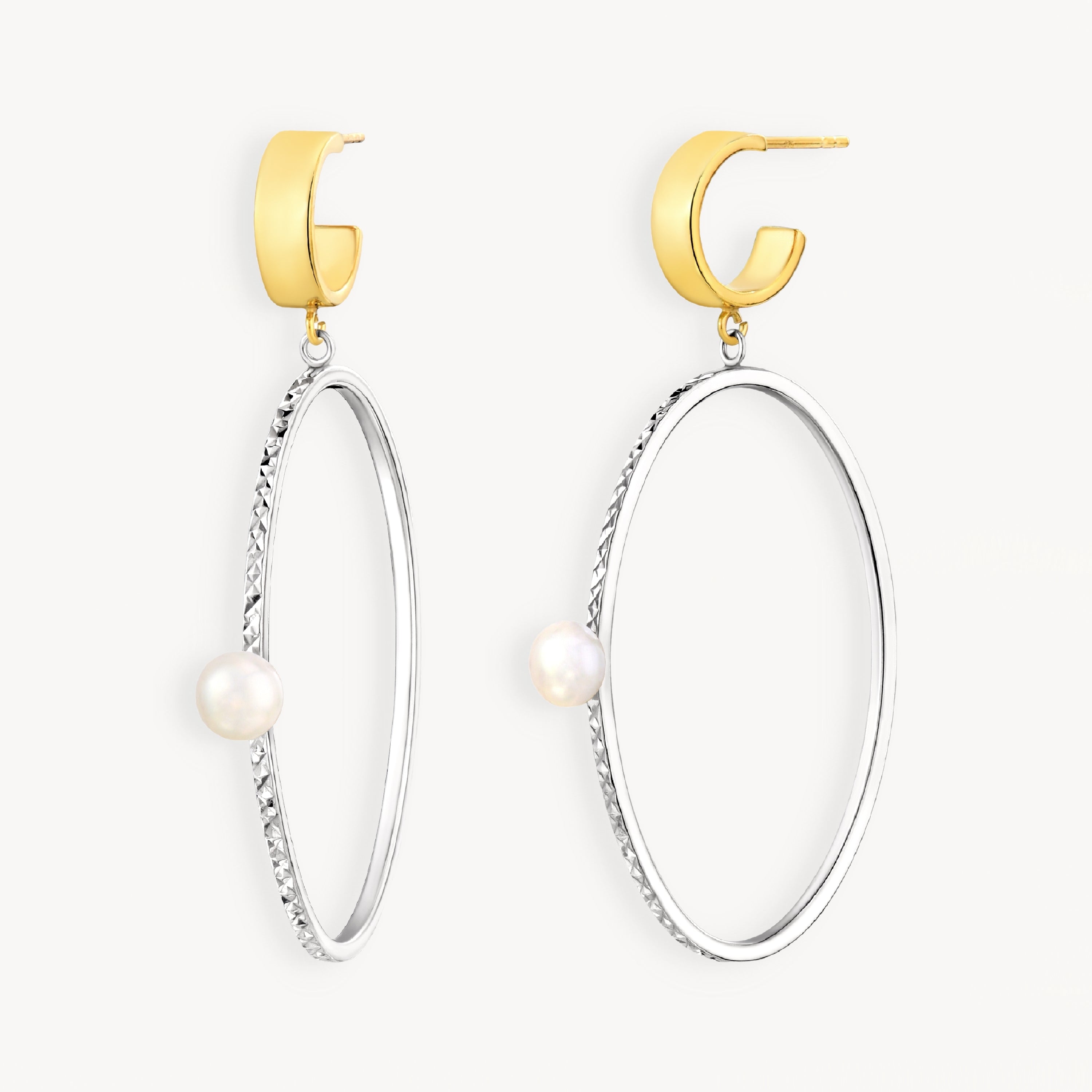 925 STERLING SILVER FRESHWATER PEARLS EARRINGS