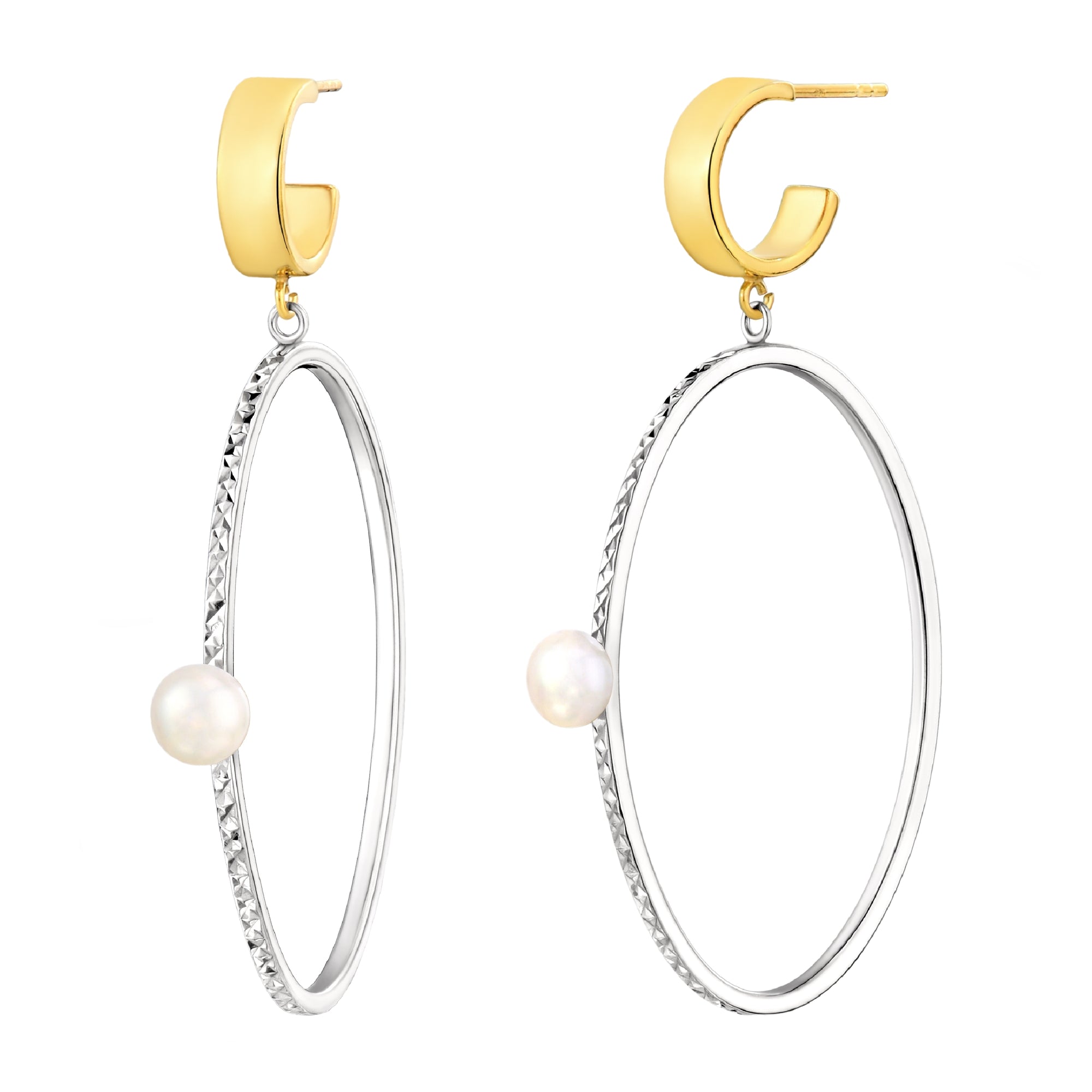 925 STERLING SILVER FRESHWATER PEARLS EARRINGS