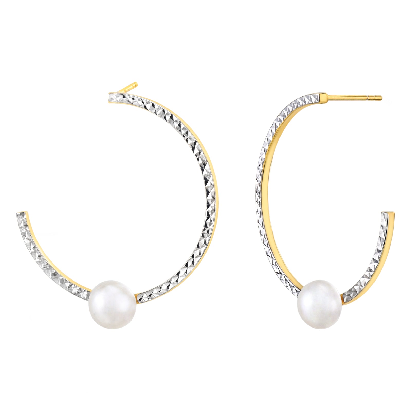 925 STERLING SILVER FRESHWATER PEARLS EARRINGS