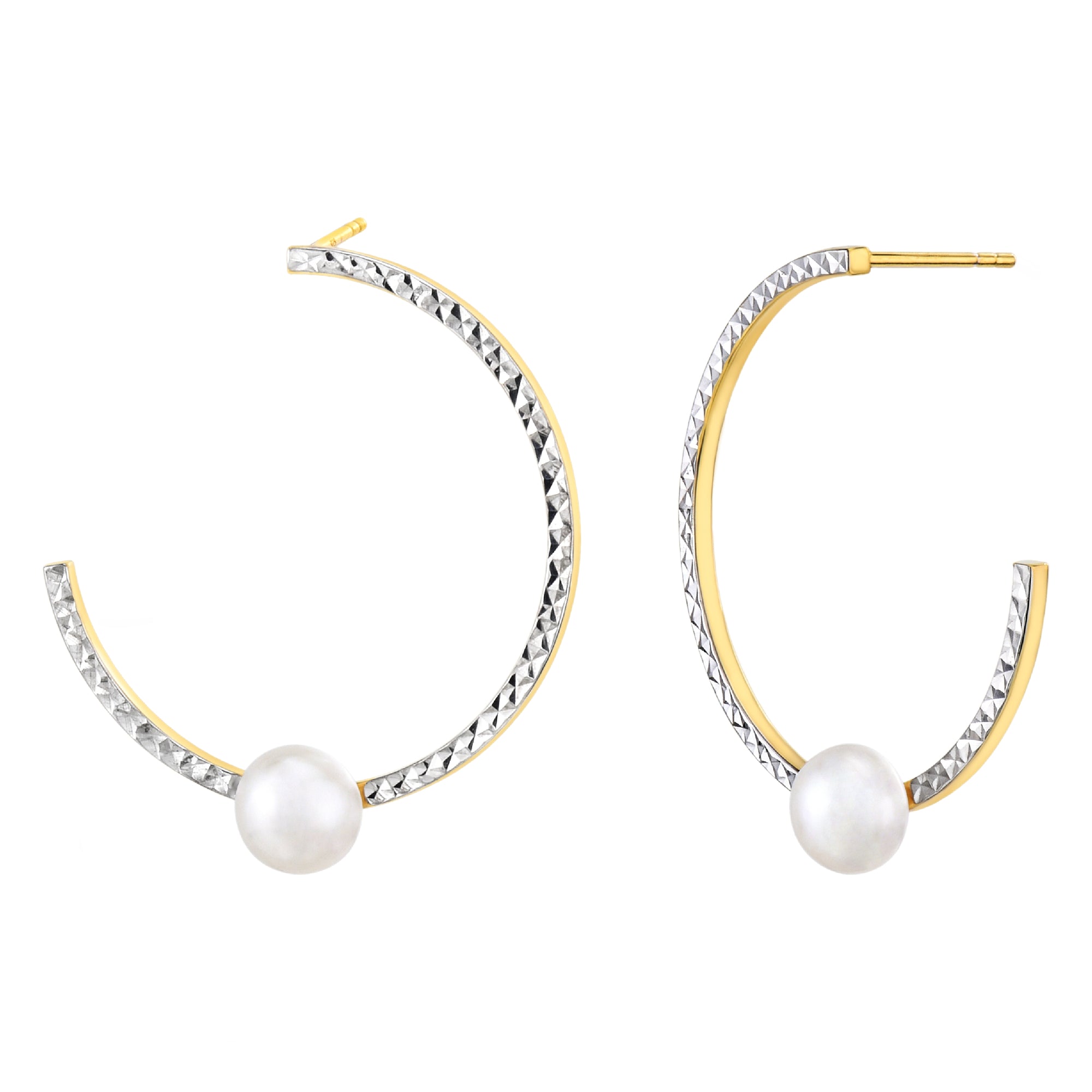 925 STERLING SILVER FRESHWATER PEARLS EARRINGS