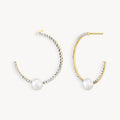 925 STERLING SILVER FRESHWATER PEARLS EARRINGS