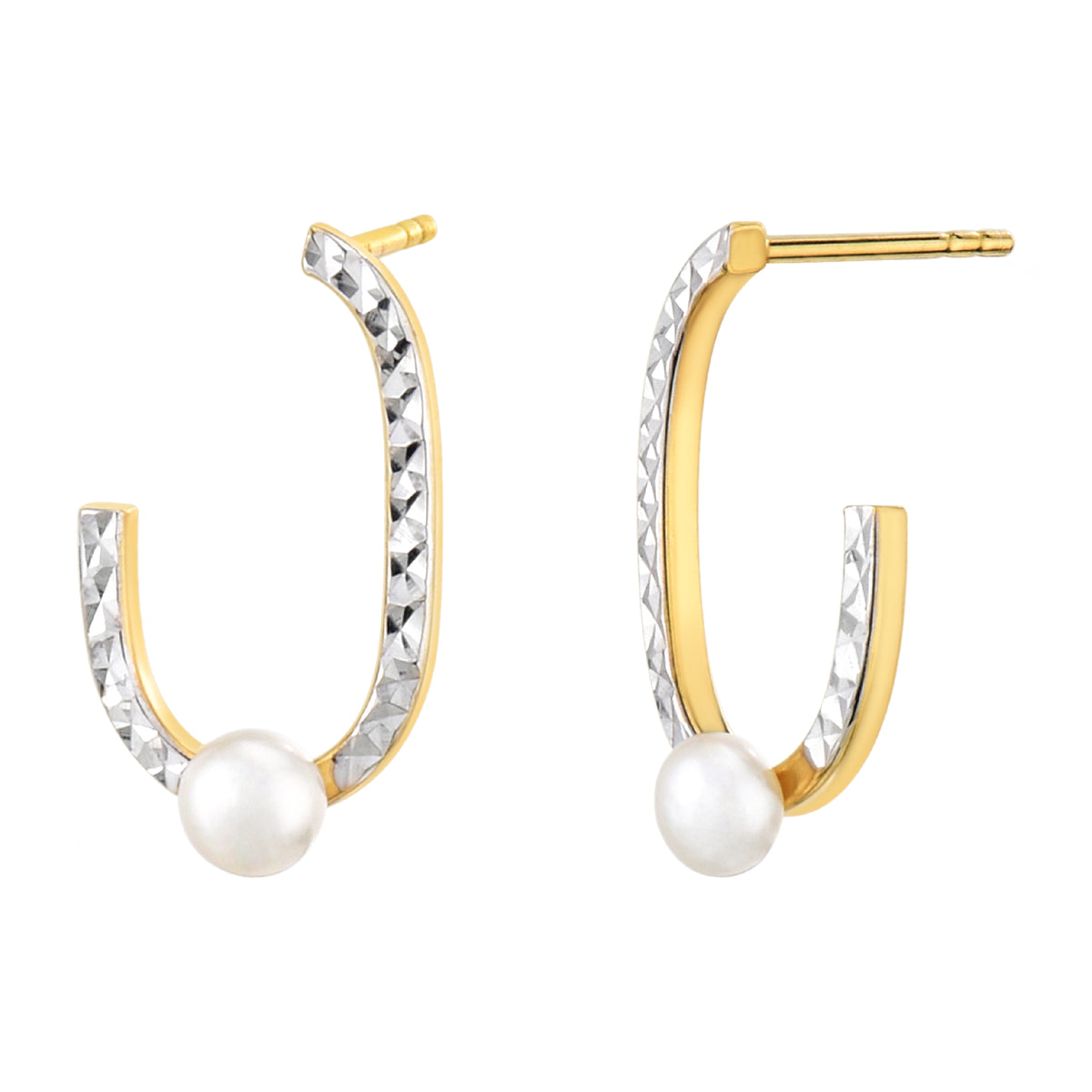 925 STERLING SILVER FRESHWATER PEARLS EARRINGS