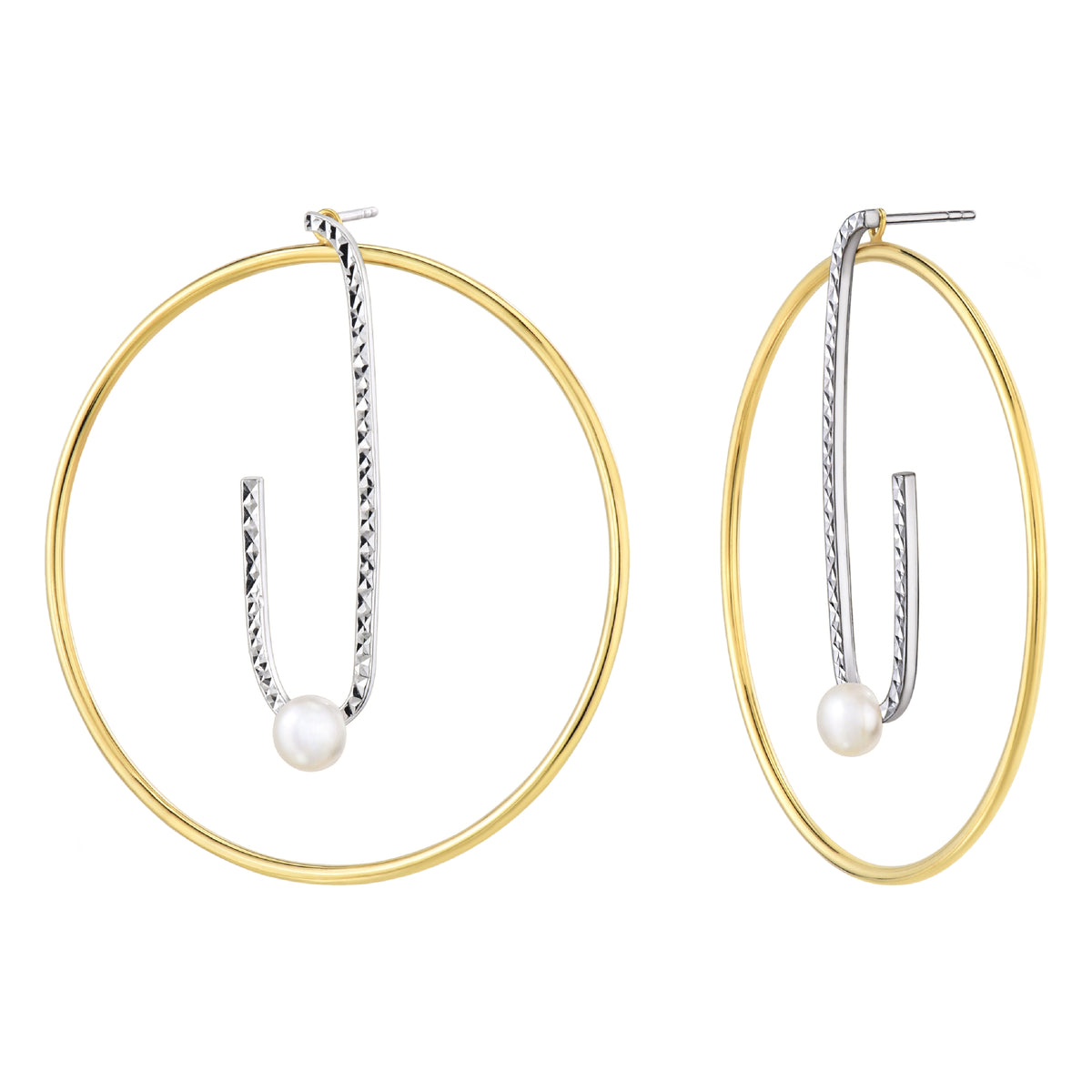 925 STERLING SILVER FRESHWATER PEARLS EARRINGS