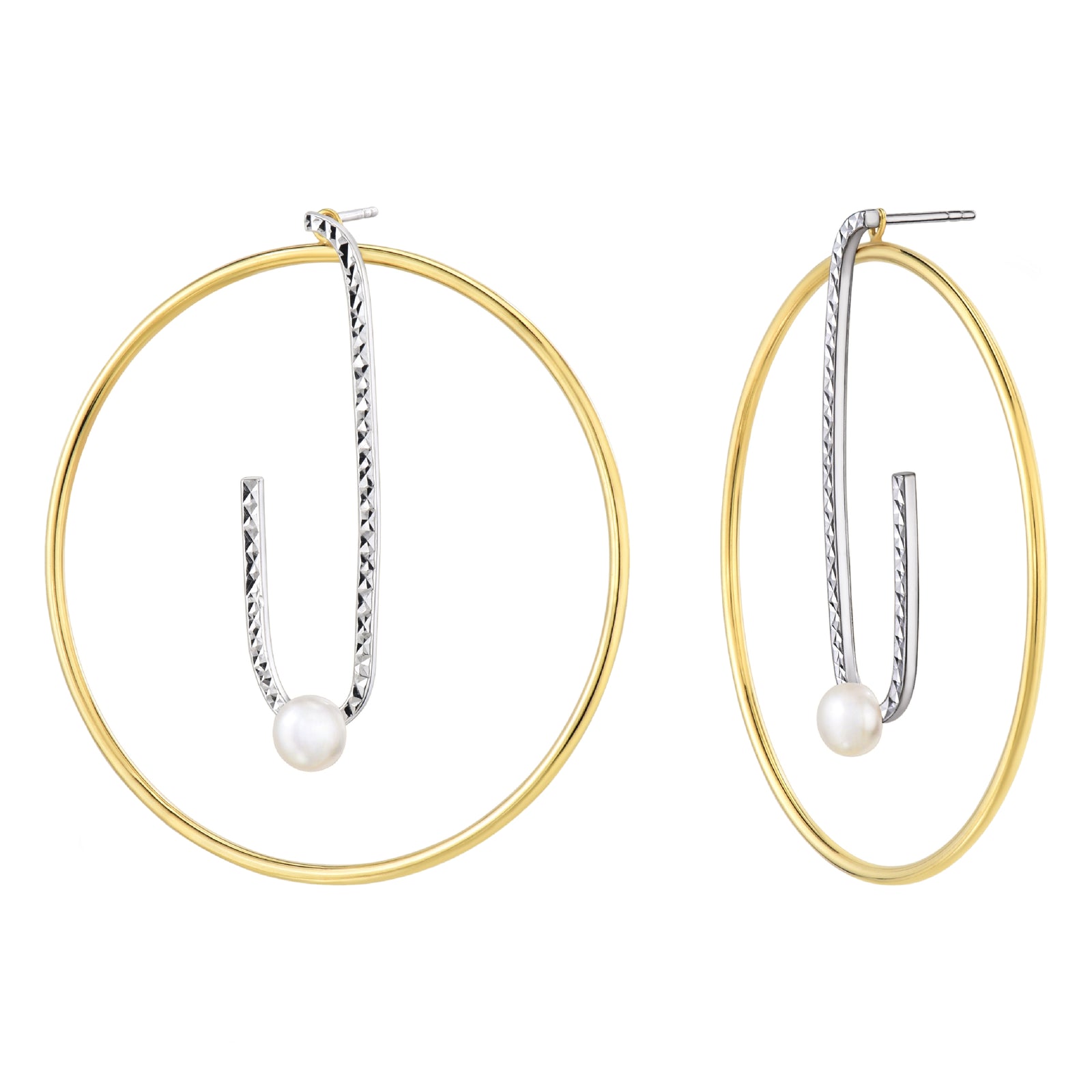 925 STERLING SILVER FRESHWATER PEARLS EARRINGS