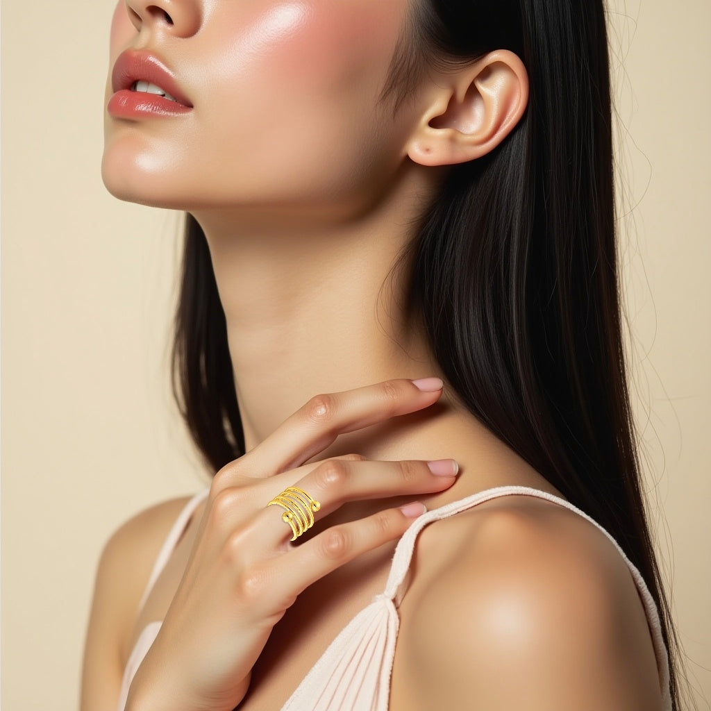 925 STERLING SILVER TWIRL RING