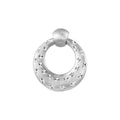 925 STERLING SILVER CHUNCKY DOOR KNOCKER PENDANT NECKLACE