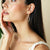 925 STERLING SILVER DROP SHAPE EARRINGS