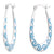 925 STERLING SILVER ENAMELED BACK TO BACK EARRINGS