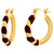925 STERLING SILVER RIBBON ENAMELED EARRINGS