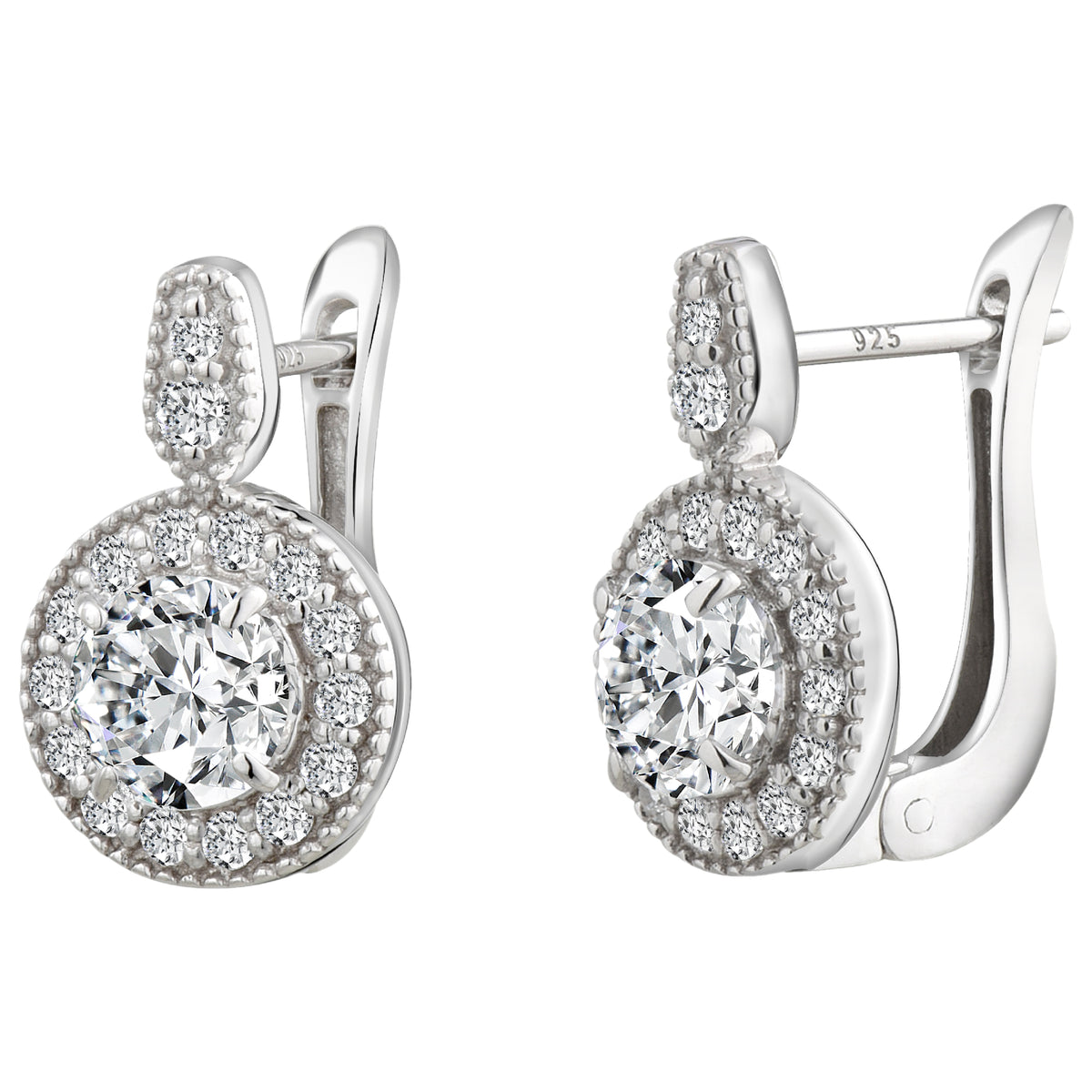 1K GOLD BRIDAL EARRINGS