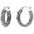 925 STERLING SILVER FILIGREE HOOP EARRINGS