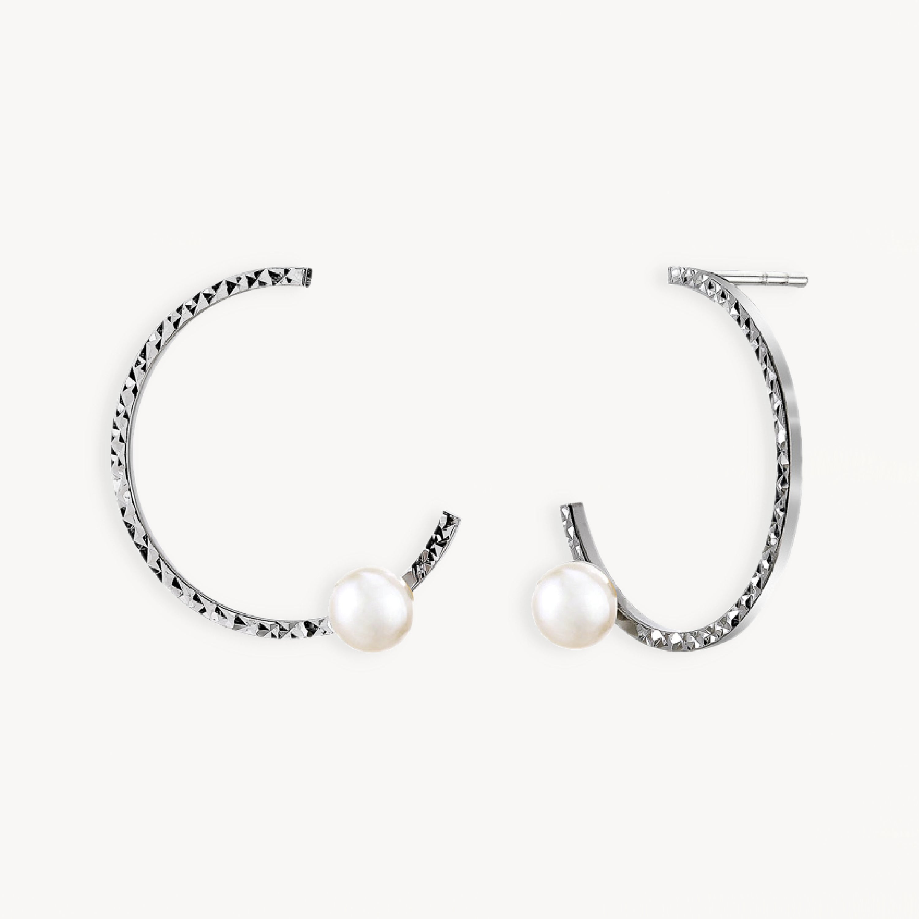 925 STERLING SILVER FRESHWATER PEARLS EARRINGS