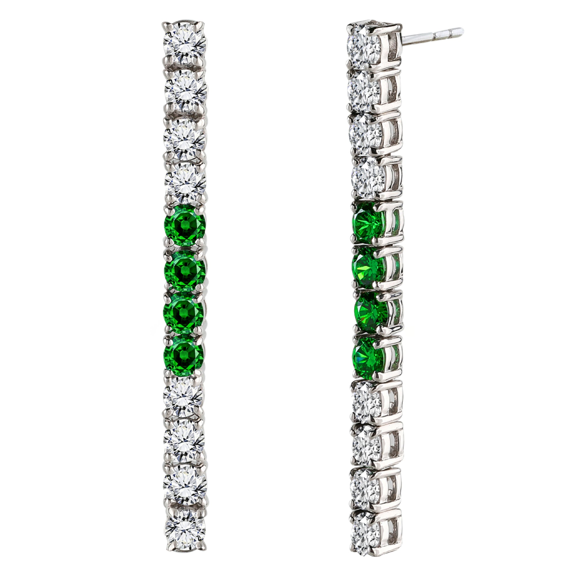 1K GOLD LINEAR CLASSIC EARRINGS