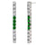 1K GOLD LINEAR CLASSIC EARRINGS
