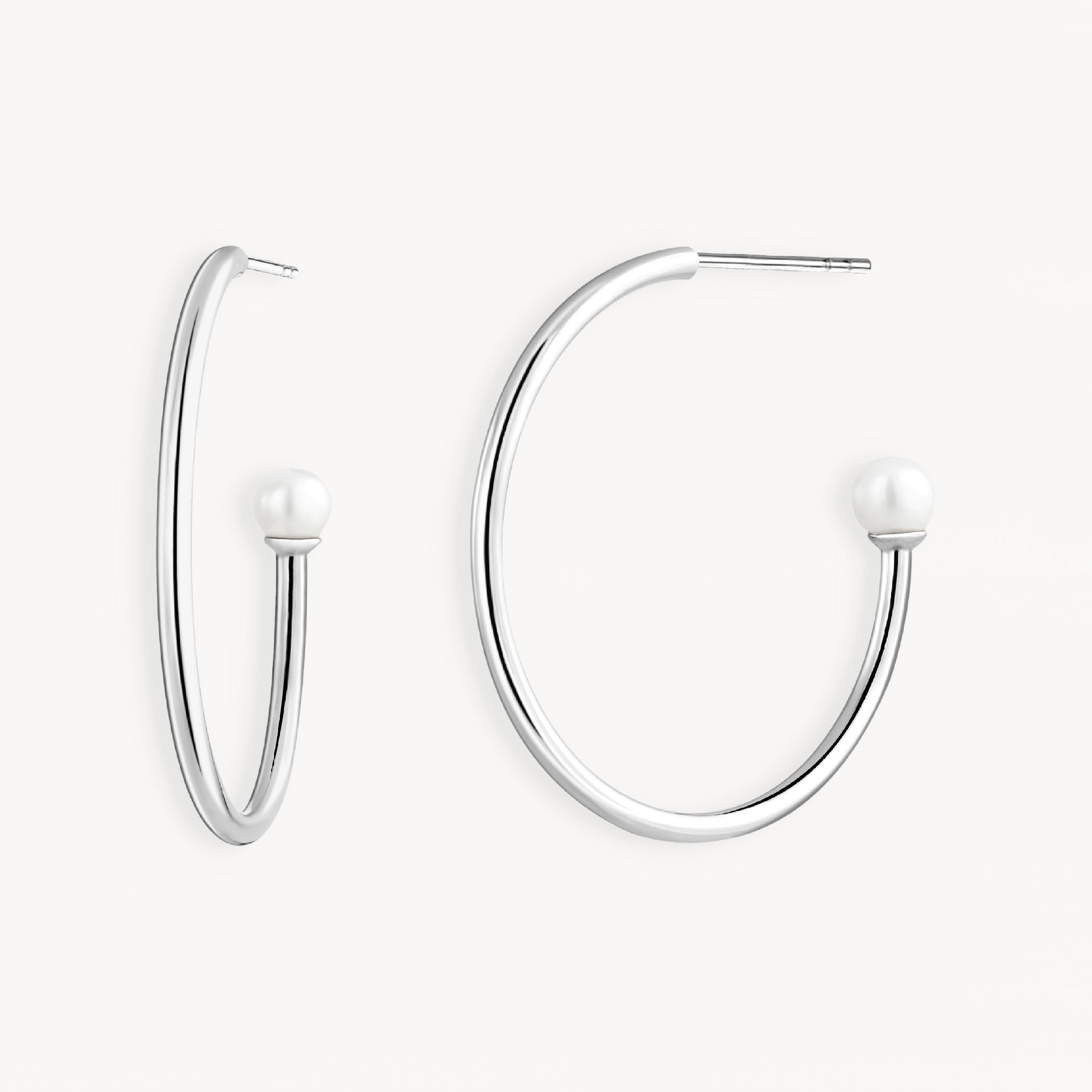 925 STERLING SILVER FRESHWATER PEARLS EARRINGS