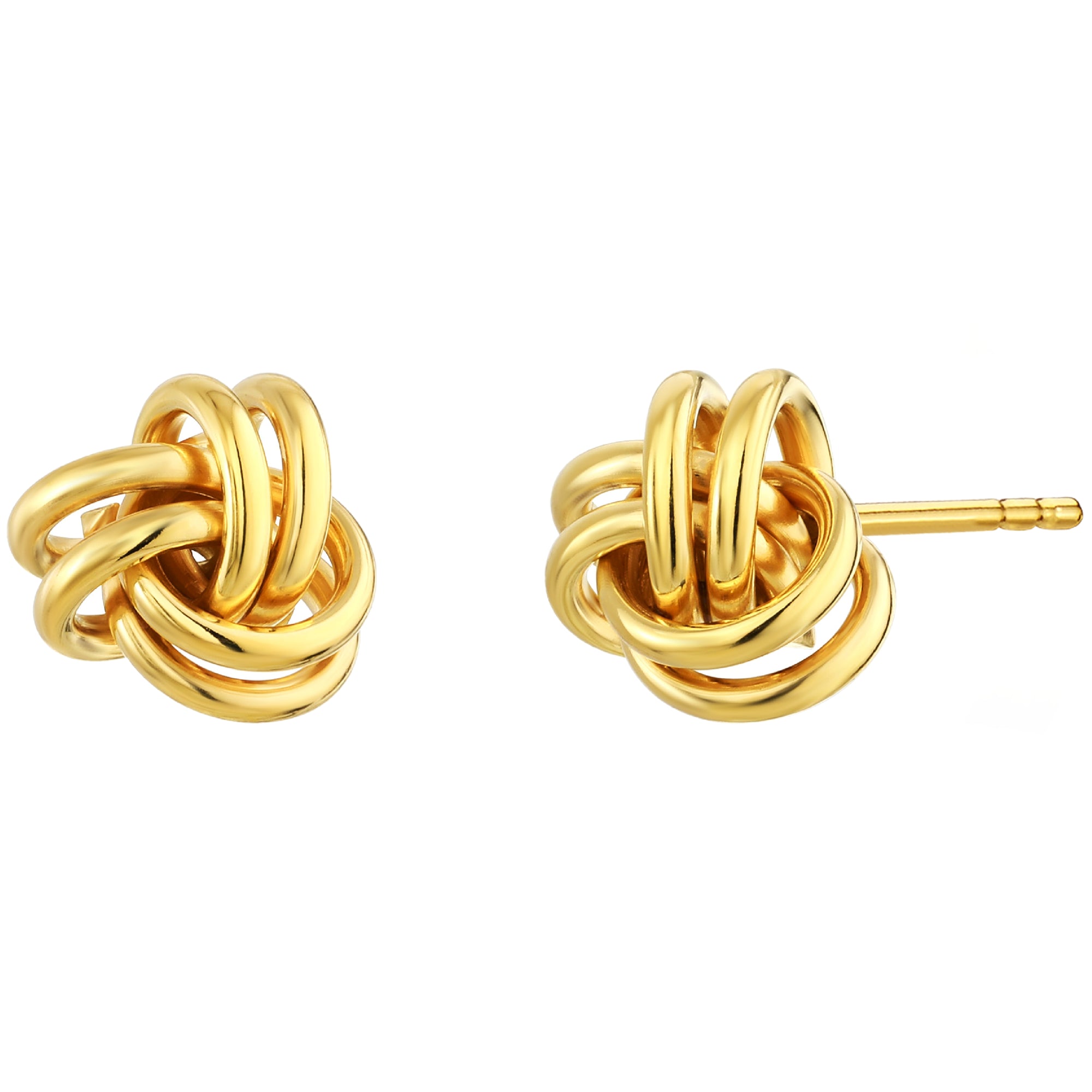 925 STERLING SILVER KNOT STUD EARRINGS