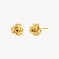 925 STERLING SILVER KNOT STUD EARRINGS