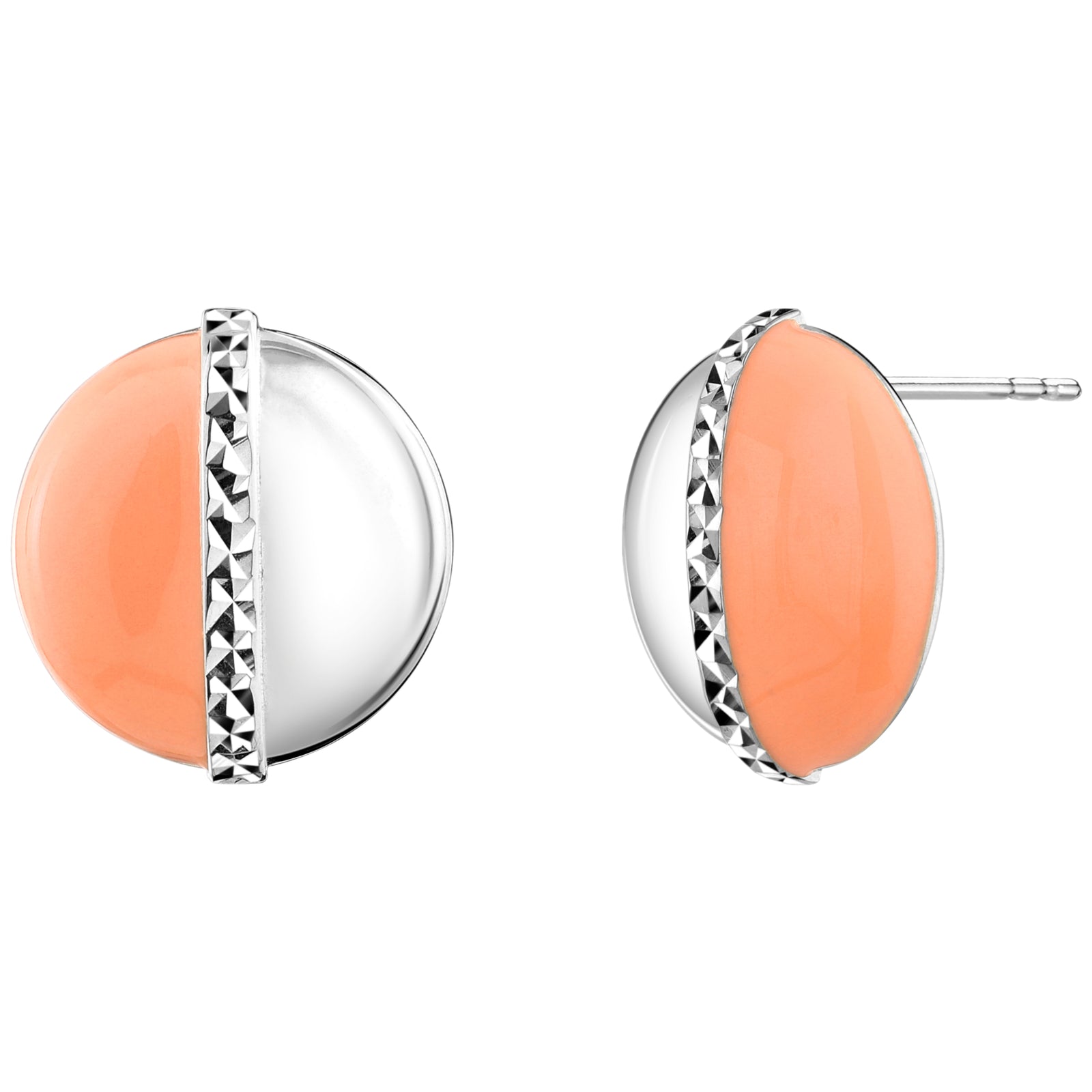 925 STERLING SILVER EARRINGS WITH ENAMEL