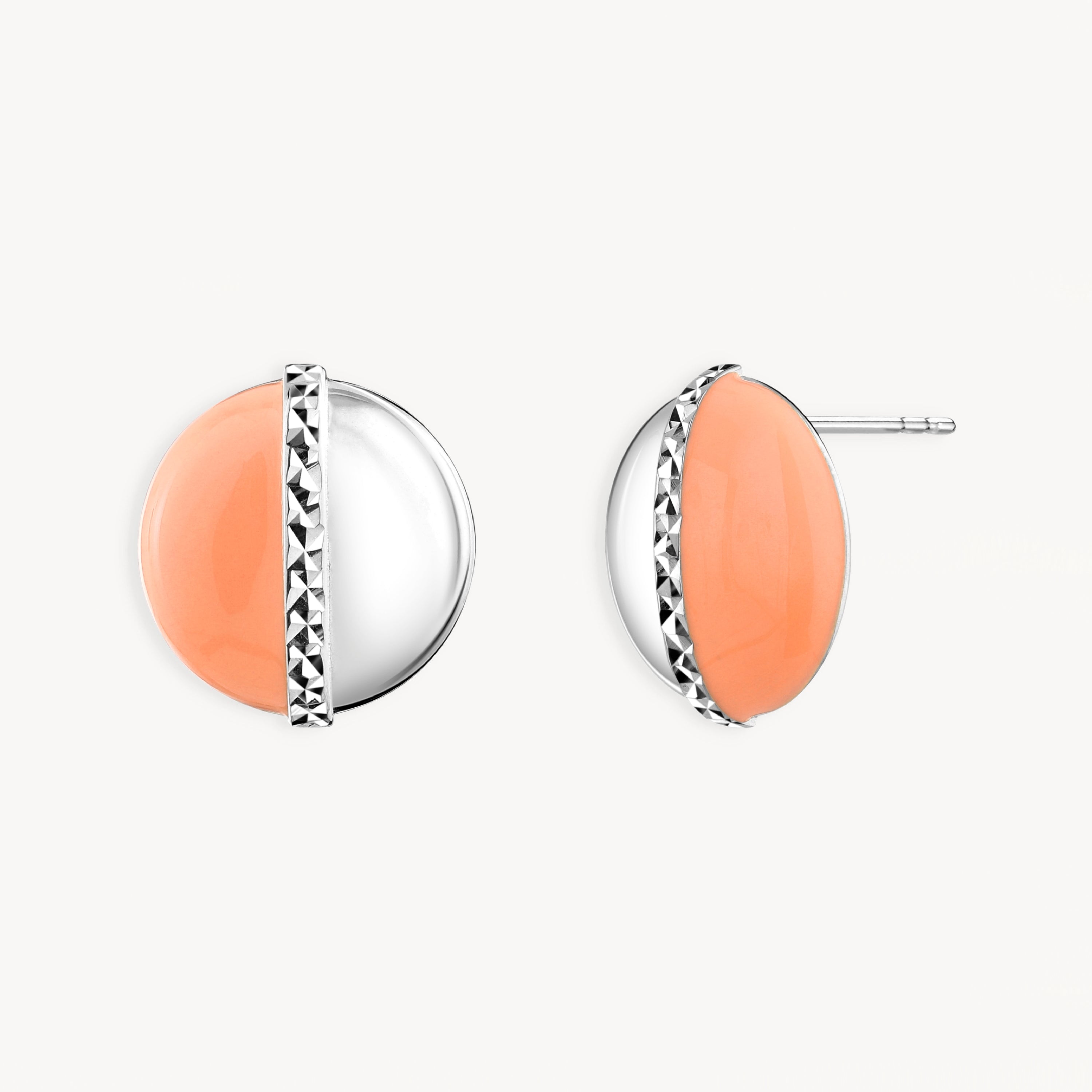 925 STERLING SILVER EARRINGS WITH ENAMEL