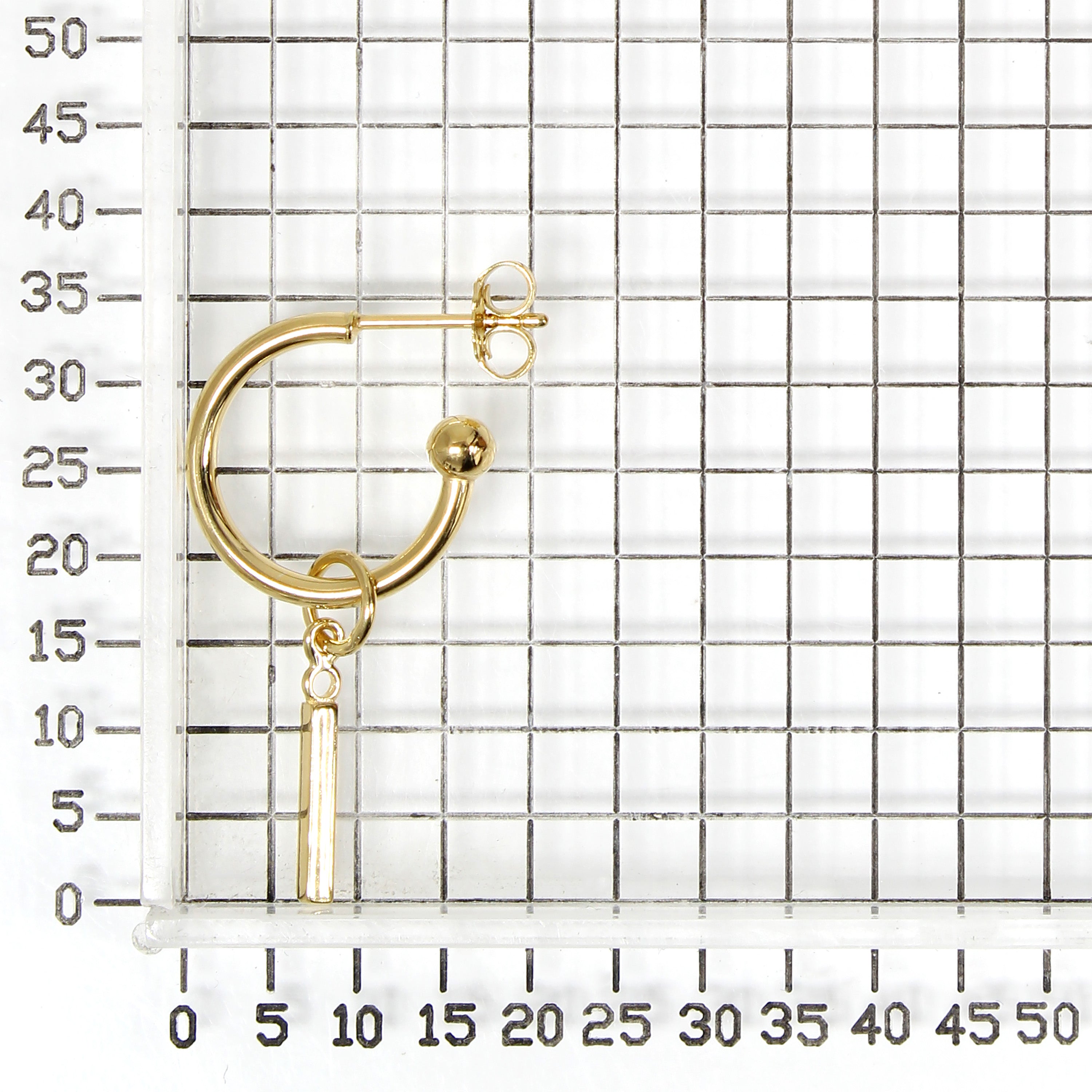 925 STERLING SILVER LIGHT WEIGHT DANGLED HOOP EARRINGS