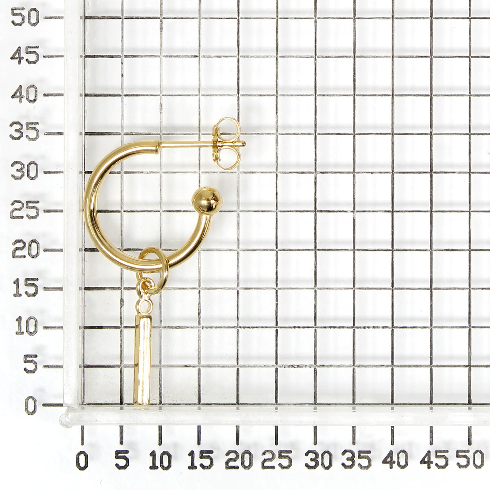 925 STERLING SILVER LIGHT WEIGHT DANGLED HOOP EARRINGS