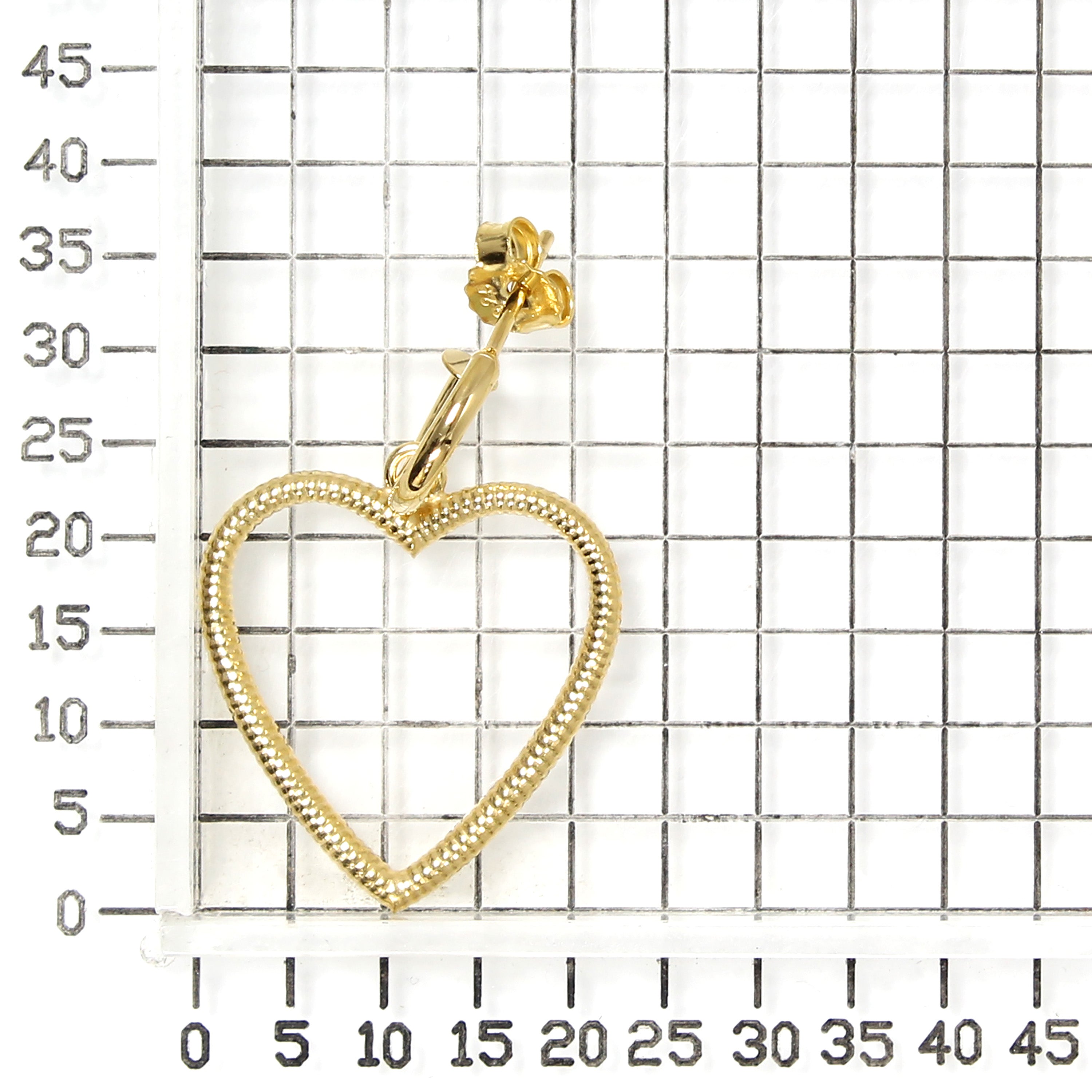925 STERLING SILVER OPEN HEART DANGLED EARRINGS