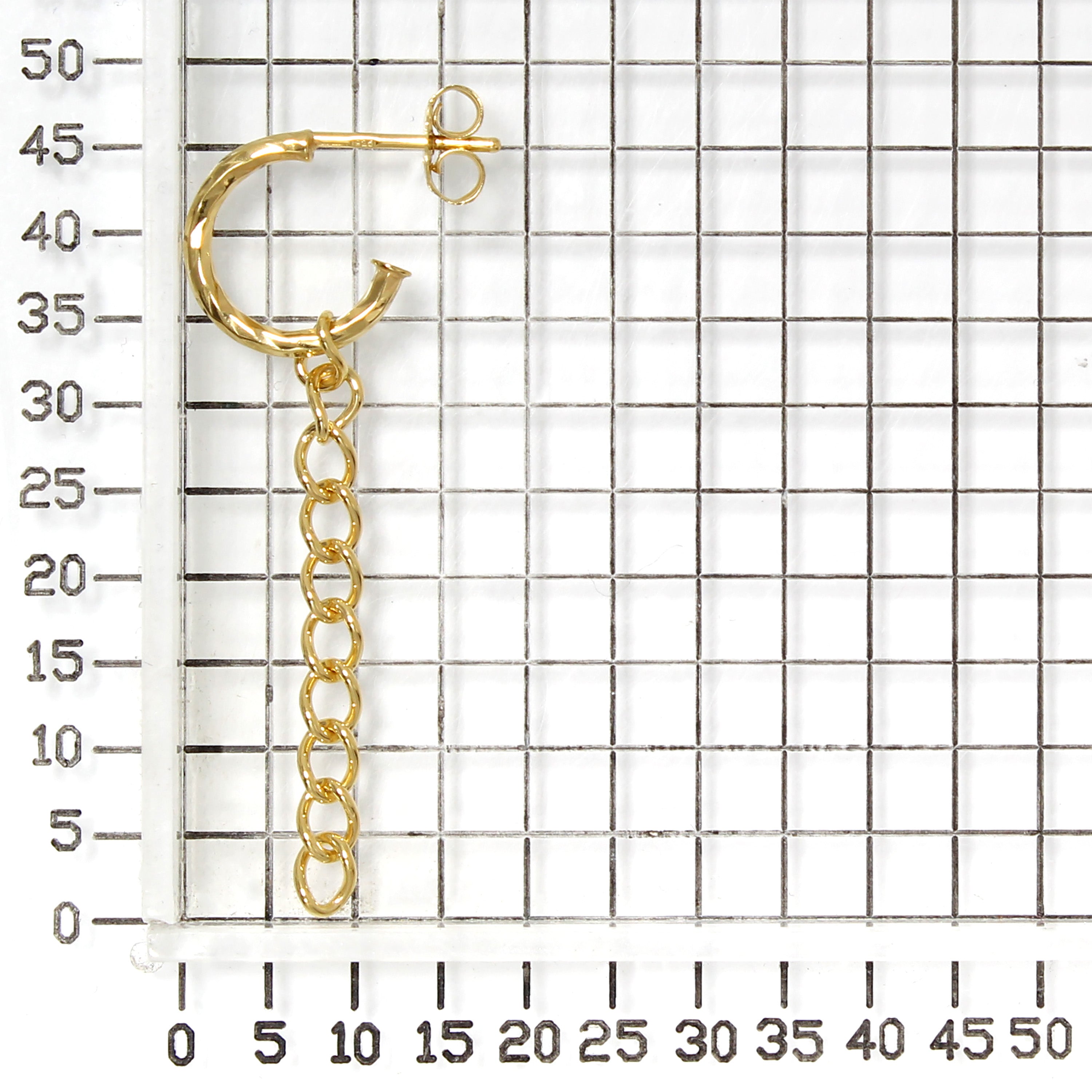 925 STERLING SILVER CHAIN DANGLE EARRINGS