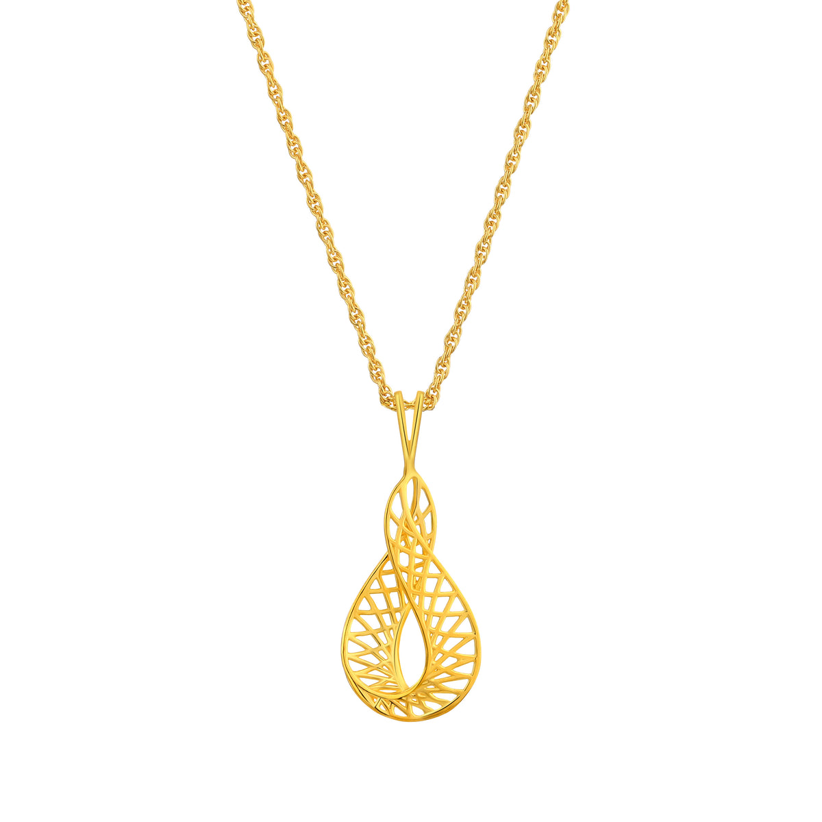 14K LE MESH NECKLACE