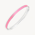 925 STERLING SILVER CLASSIC ENAMEL SLIP ON BANGLE