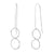 925 STERLNG SILVER 8-SHAPE EARRINGS