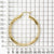 14K LE MESH HOOP EARRINGS