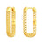14K LE MESH HUGGIE EARRINGS