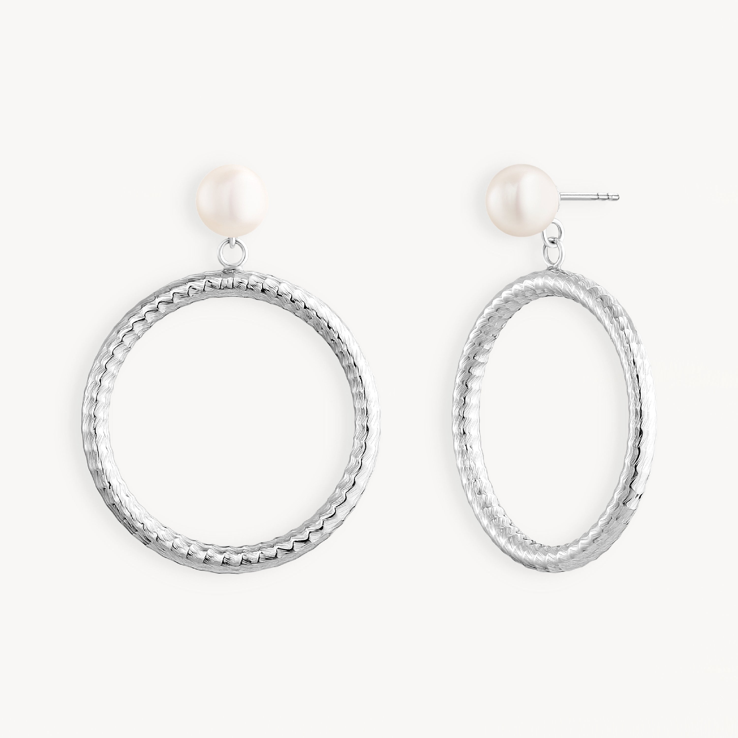 925 STERLING SILVER FRESHWATER PEARLS EARRINGS