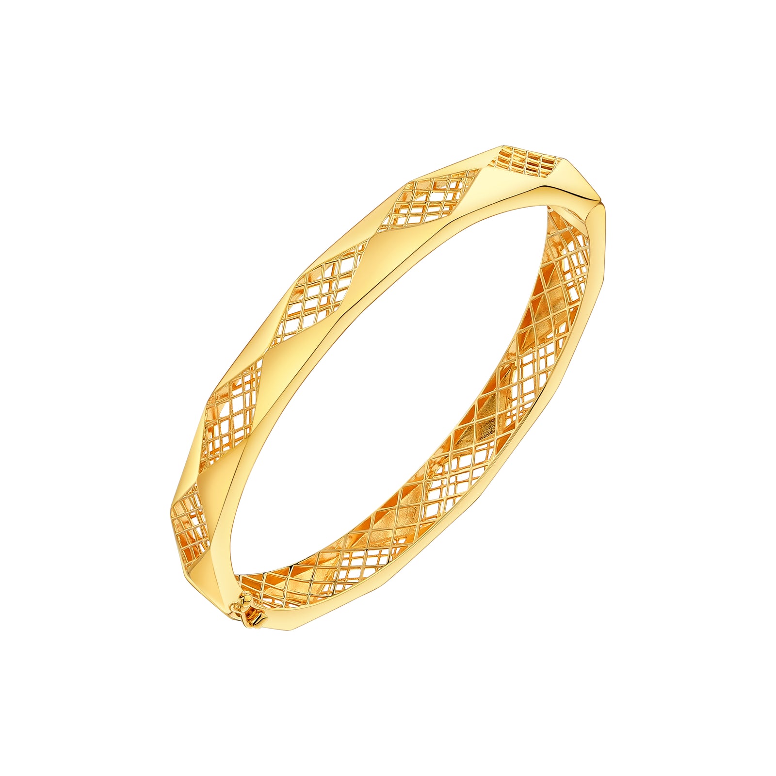 14K LE MESH BANGLE