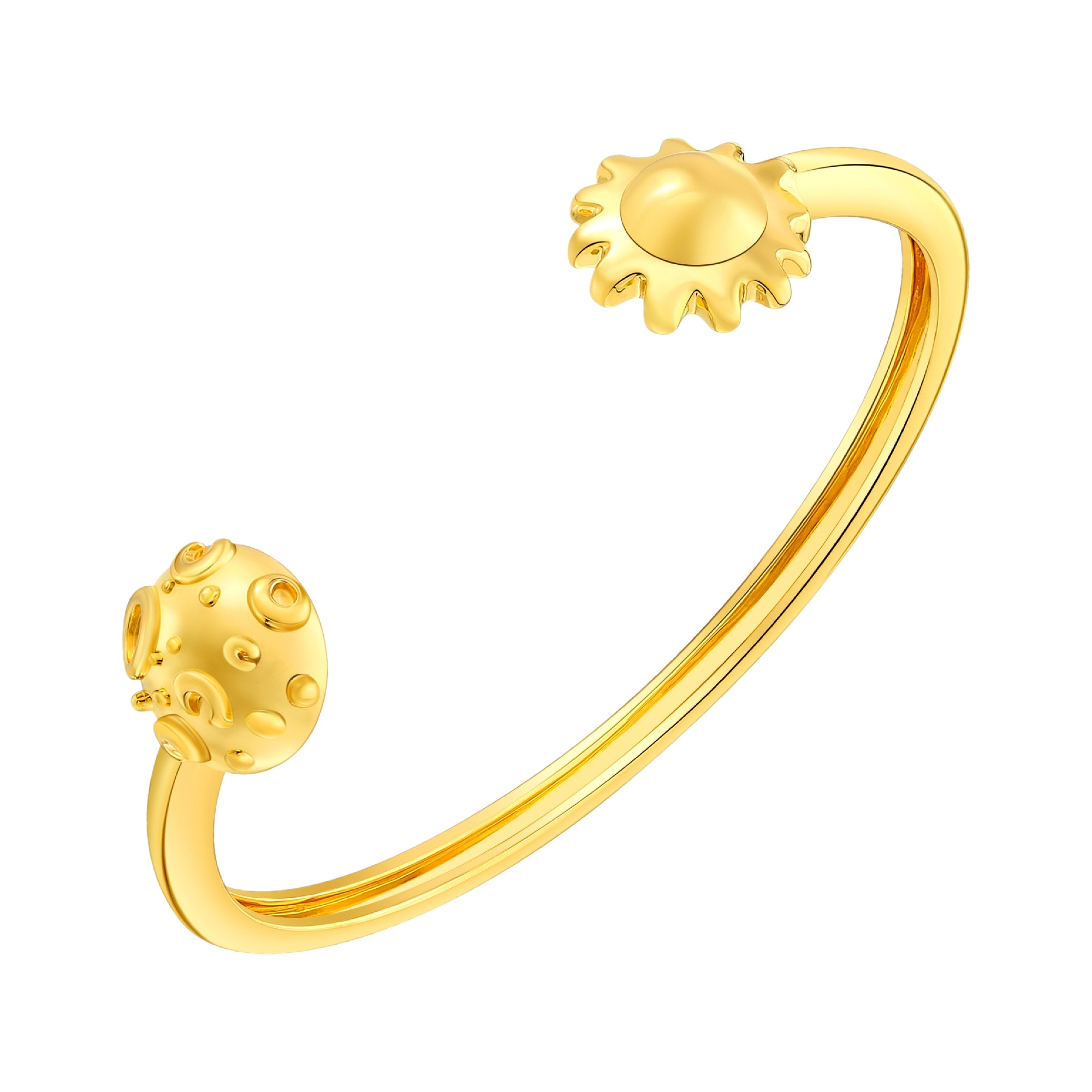 925 STERLING SILVER FANCY CASTED CUFF BANGLE