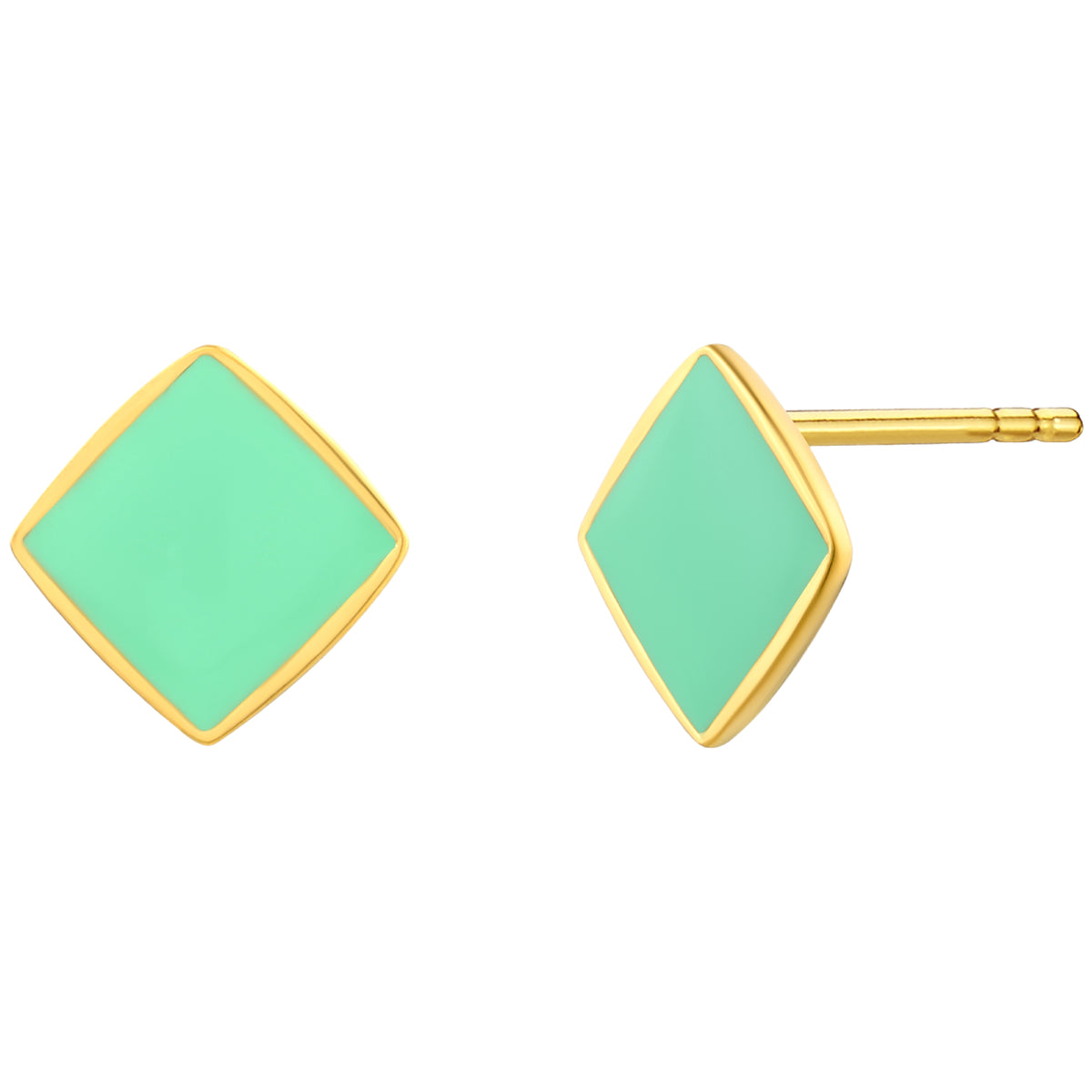 925 STERLING SILVER EARRINGS WITH ENAMEL