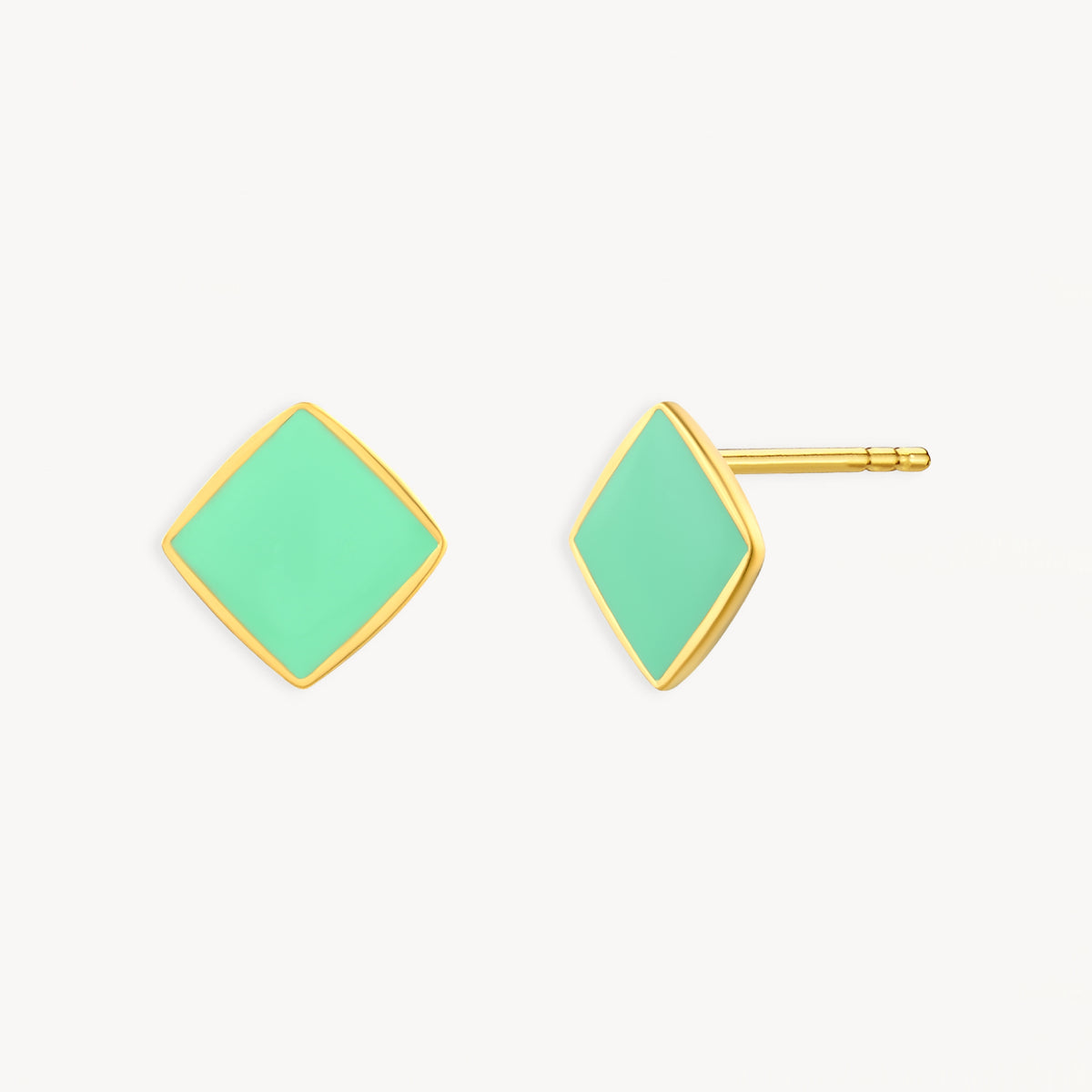 925 STERLING SILVER EARRINGS WITH ENAMEL